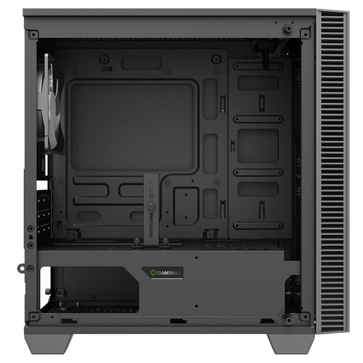 GameMax Abyss Mini Mid Tower Gaming Case - Black 