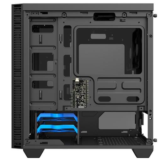 GameMax Abyss Mini Mid Tower Gaming Case - Black 