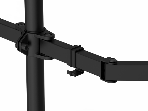 GameMax DM100 Dual Arm Desk Mount with Stand