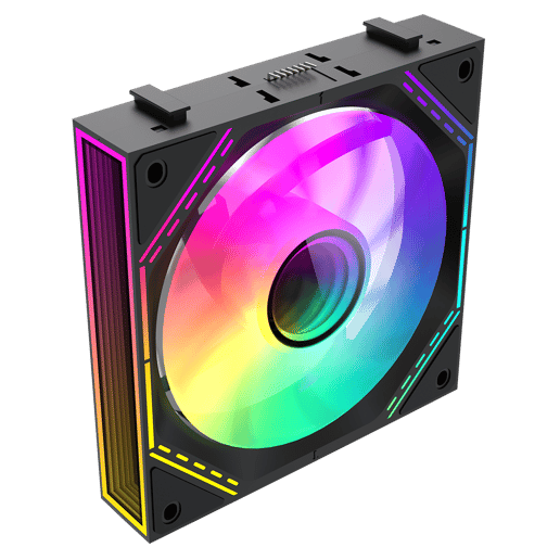 GameMax FN12A-S3I 120mm Infinity ARGB PWM Chassis Fan Triple Pack in Black