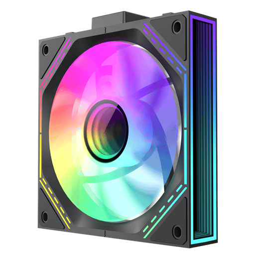 GameMax FN12A-S3I 120mm Infinity ARGB PWM Chassis Fan Triple Pack in Black