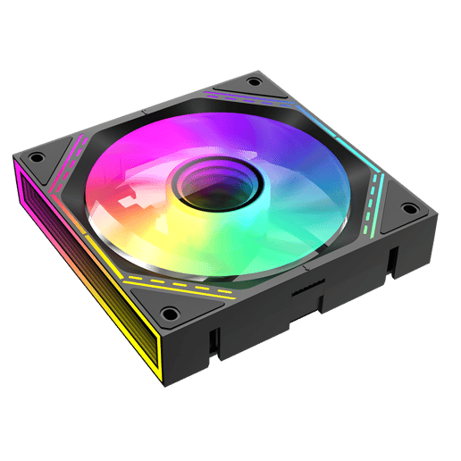 GameMax FN12A-S3I 120mm Infinity ARGB PWM Chassis Fan Triple Pack in Black