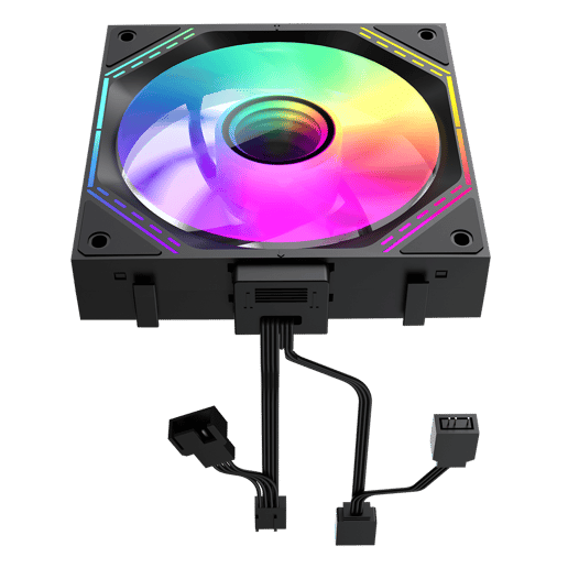 GameMax FN12A-S3I 120mm Infinity ARGB PWM Chassis Fan Triple Pack in Black