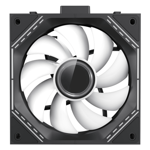 GameMax FN12A-S3I 120mm Infinity ARGB PWM Chassis Fan Triple Pack in Black