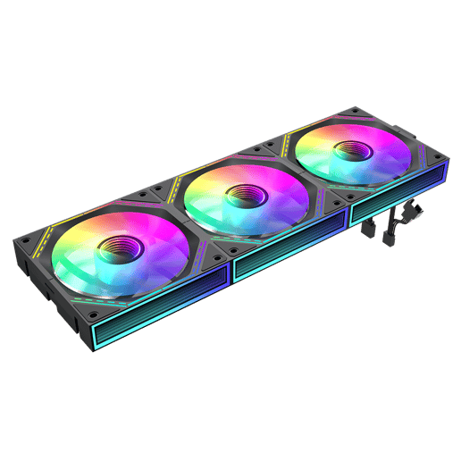 GameMax FN12A-S3I 120mm Infinity ARGB PWM Chassis Fan Triple Pack in Black