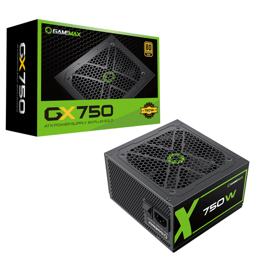 750W GameMax GX Modular 80 Plus Gold PSU