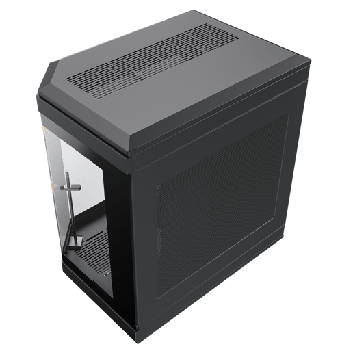 GameMax Hype Mid Tower Gaming PC Case - Black 