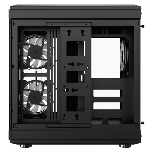 GameMax Hype Mid Tower Gaming PC Case - Black 