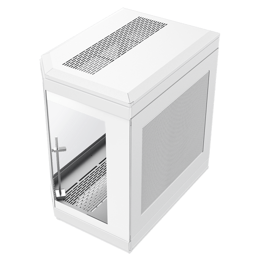 GameMax Hype Mid Tower Gaming Case - White 