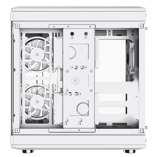 GameMax Hype Mid Tower Gaming Case - White 