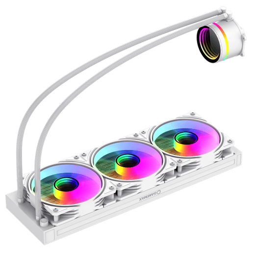 GameMax Iceburg 360mm ARGB AiO Liquid CPU Cooler in White