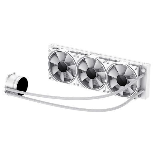 GameMax Iceburg 360mm ARGB AiO Liquid CPU Cooler in White
