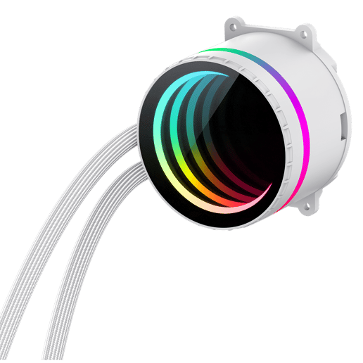 GameMax Iceburg 360mm ARGB AiO Liquid CPU Cooler in White