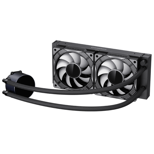 GameMax Ice Chill 240V 240mm ARGB AiO Liquid CPU Cooler in Black