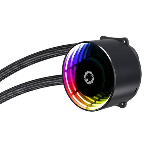 GameMax Ice Chill 240V 240mm ARGB AiO Liquid CPU Cooler in Black