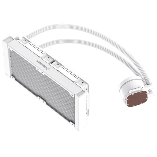 GameMax Ice Chill 240V 240mm ARGB AiO Liquid CPU Cooler in White