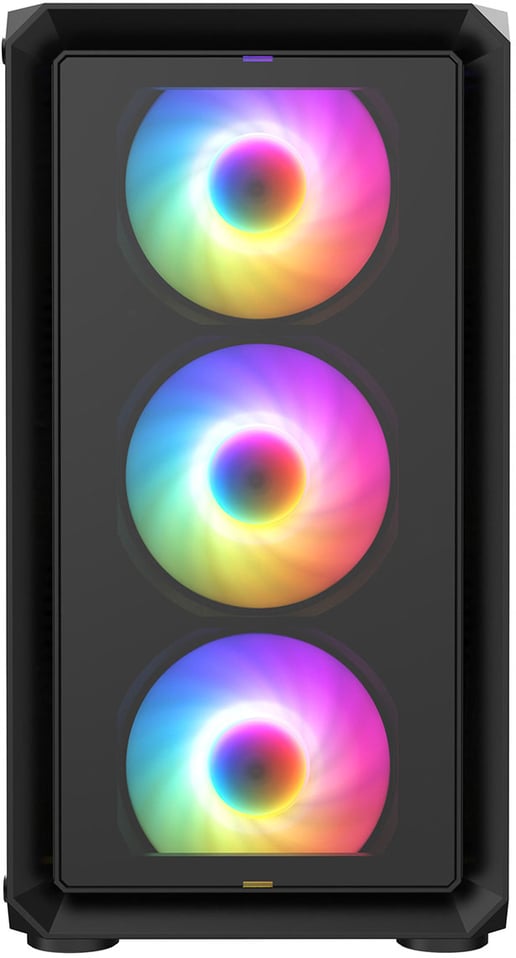 GameMax Icon Mid Tower Gaming Case - Black 