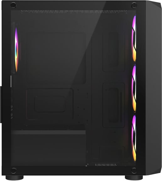 GameMax Icon Mid Tower Gaming Case - Black 