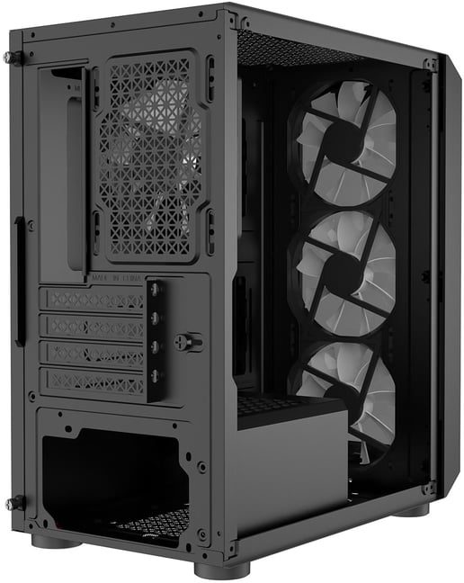 GameMax Icon Mid Tower Gaming Case - Black 