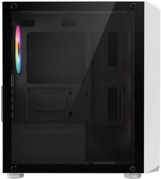 GameMax Icon Mid Tower Gaming Case - White 