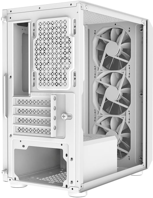 GameMax Icon Mid Tower Gaming Case - White 