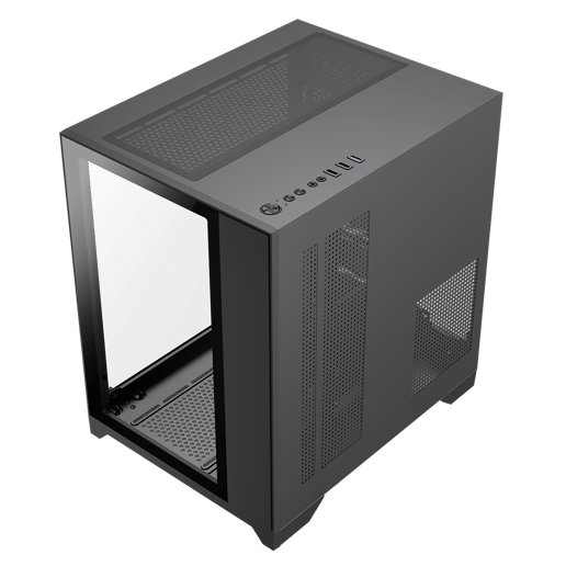 GameMax Mini Infinity Mid Tower Gaming Case - Black 