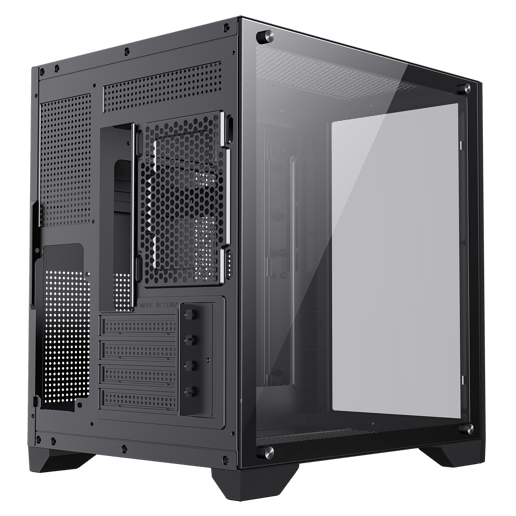 GameMax Mini Infinity Mid Tower Gaming Case - Black 