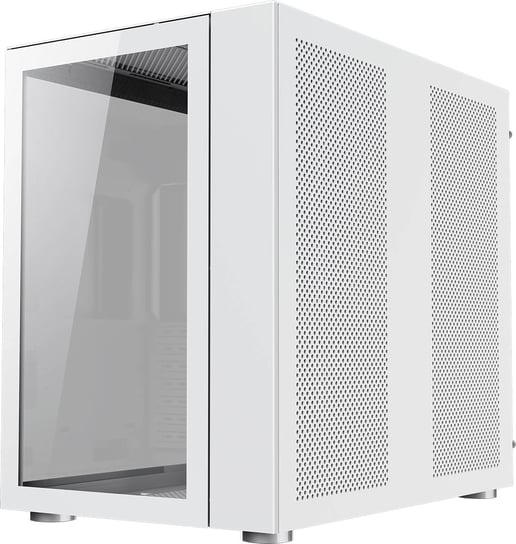 GameMax Infinity Mid Tower Tempered Glass PC Case - White