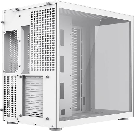 GameMax Infinity Mid Tower Tempered Glass PC Case - White