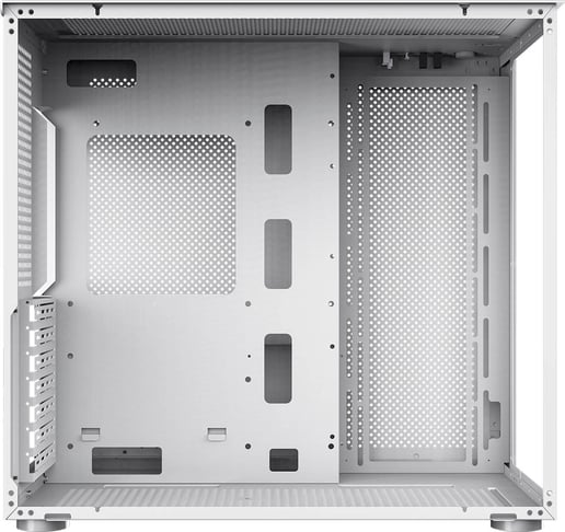GameMax Infinity Mid Tower Tempered Glass PC Case - White