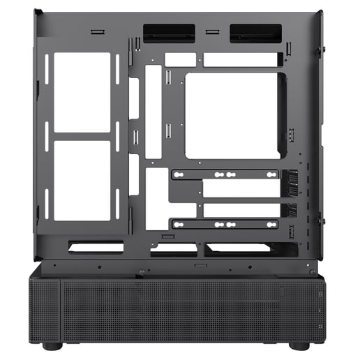 GameMax N80 Mid Tower Gaming Case - Black 