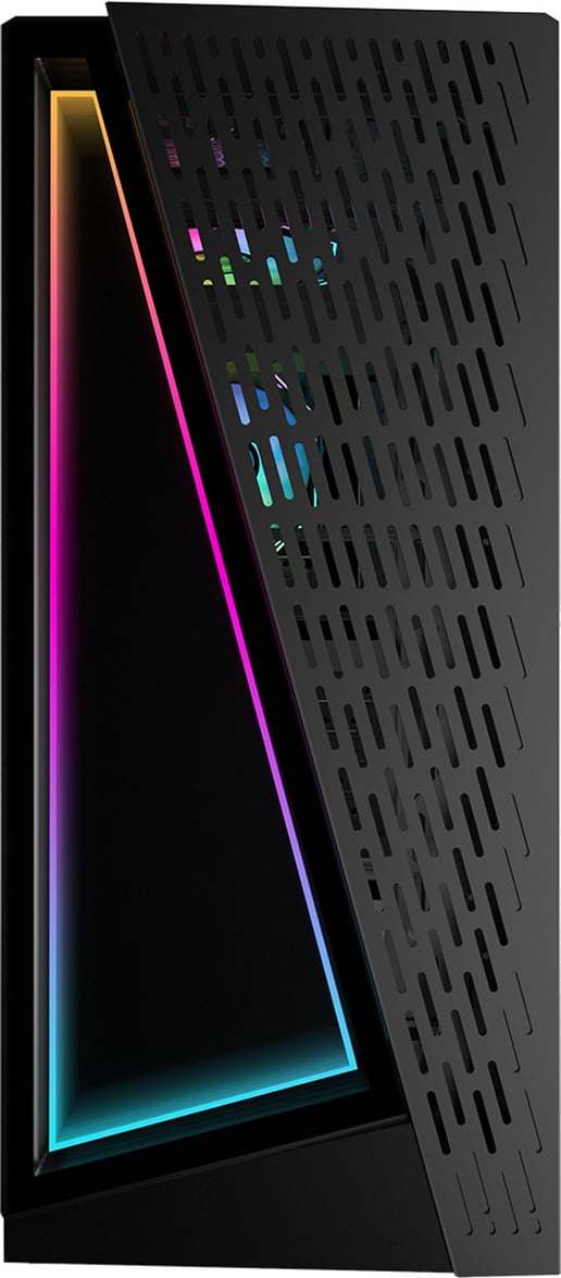 GameMax Prism Mid Tower Gaming Case - Black 