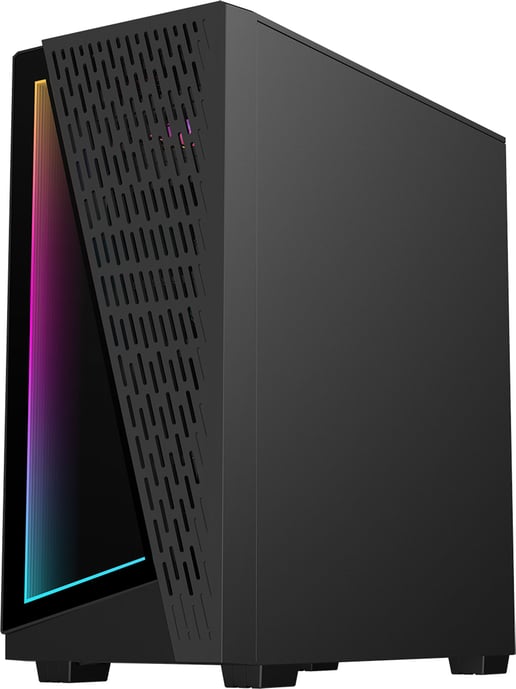 GameMax Prism Mid Tower Gaming Case - Black 