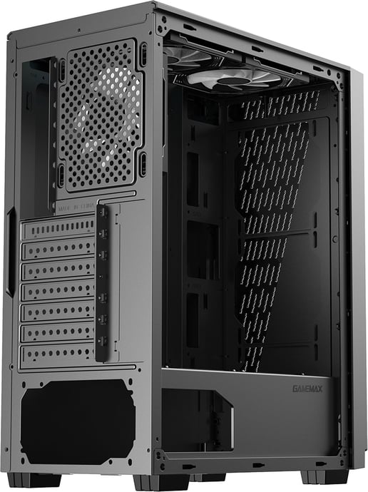 GameMax Prism Mid Tower Gaming Case - Black 