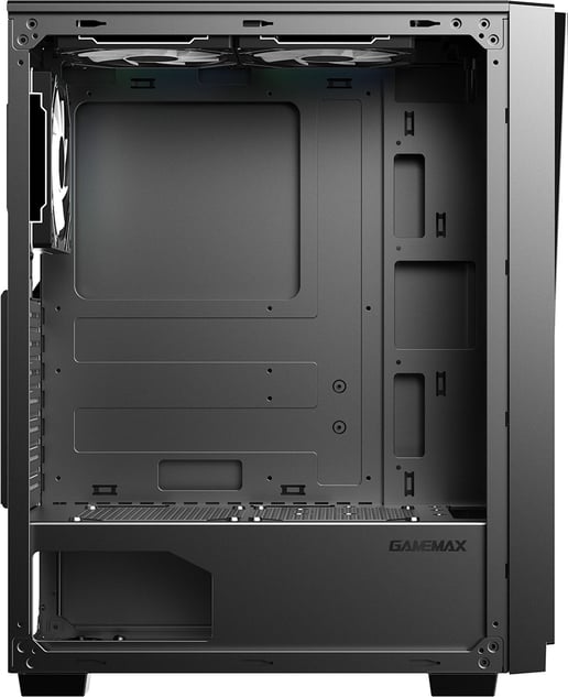 GameMax Prism Mid Tower Gaming Case - Black 