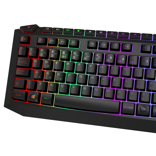 GameMax Pulse 4-in-1 Keyboard, Mouse, Headset, Mouse Pad Combo Kit