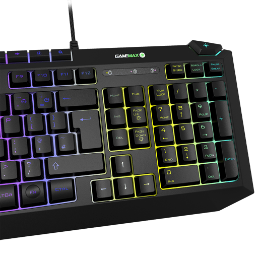 GameMax Pulse 4-in-1 Keyboard, Mouse, Headset, Mouse Pad Combo Kit