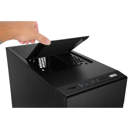 GameMax Silent Mid Tower Gaming Case - Black 