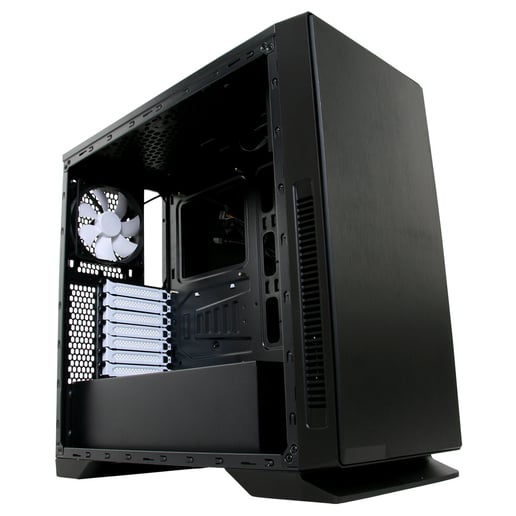 GameMax Silent Mid Tower Gaming Case - Black 