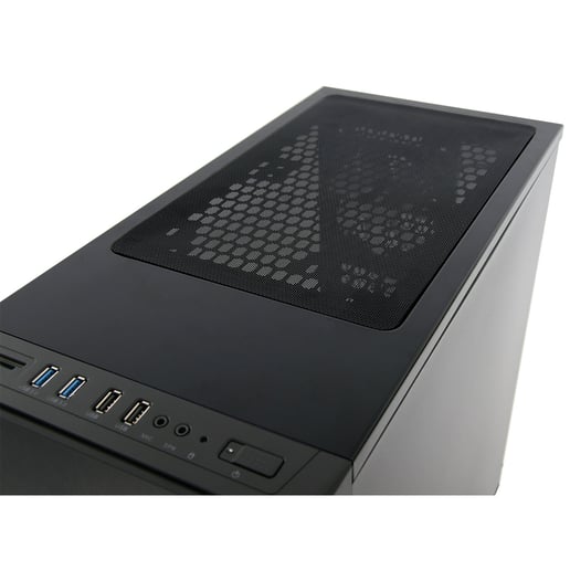 GameMax Silent Mid Tower Gaming Case - Black 