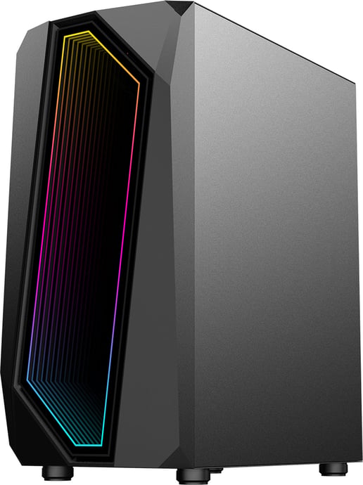GameMax Time Bandit Mid Tower Gaming Case - Black 
