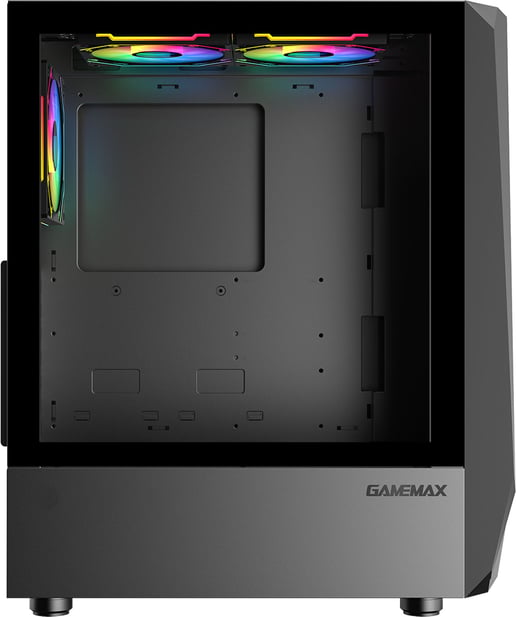 GameMax Time Bandit Mid Tower Gaming Case - Black 