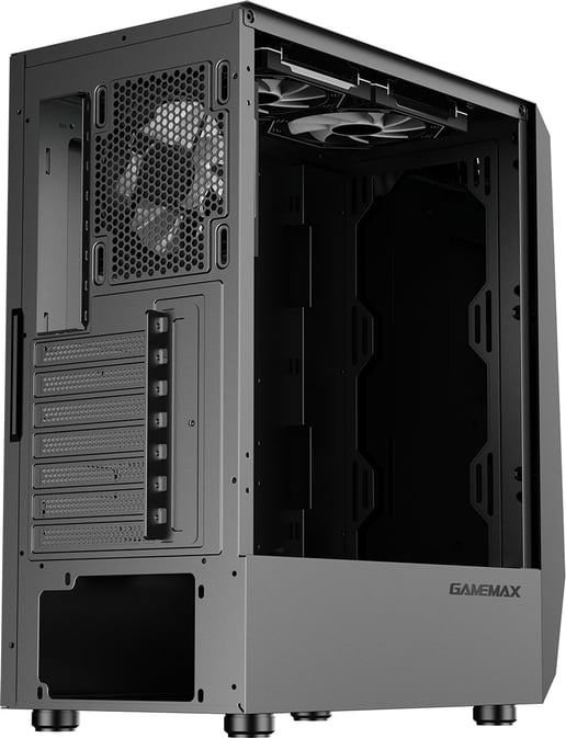GameMax Time Bandit Mid Tower Gaming Case - Black 