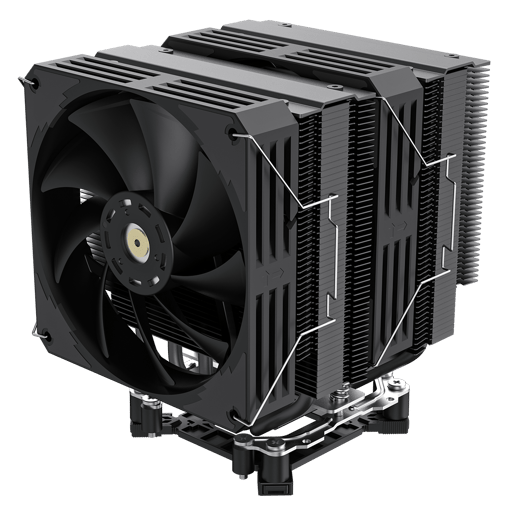 GameMax Rampage Twin600 Dual-Tower CPU Cooler in Black