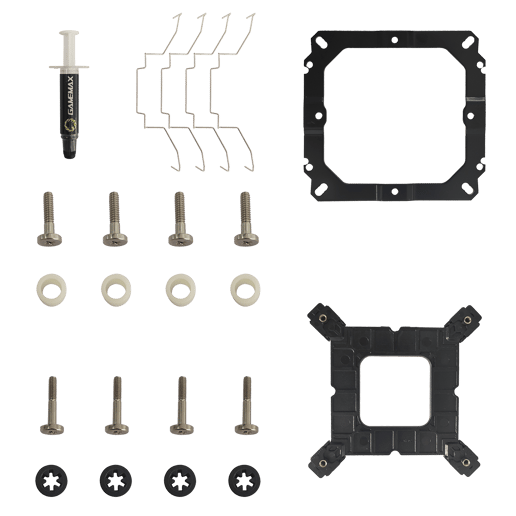 GameMax Rampage Twin600 Dual-Tower CPU Cooler in Black