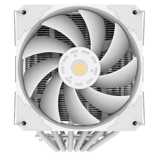GameMax Rampage Twin600 Dual-Tower CPU Cooler in White