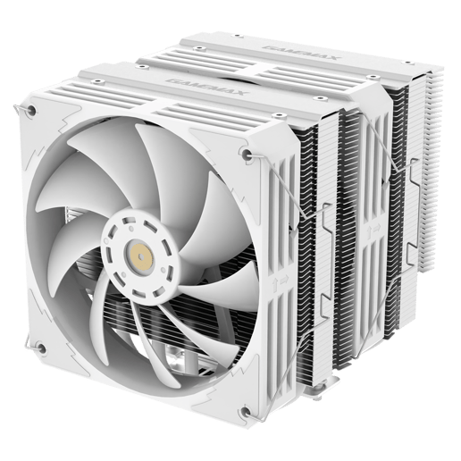 GameMax Rampage Twin600 Dual-Tower CPU Cooler in White