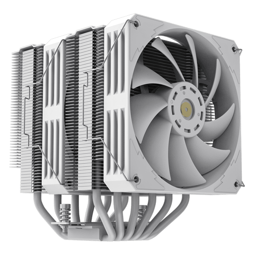 GameMax Rampage Twin600 Dual-Tower CPU Cooler in White