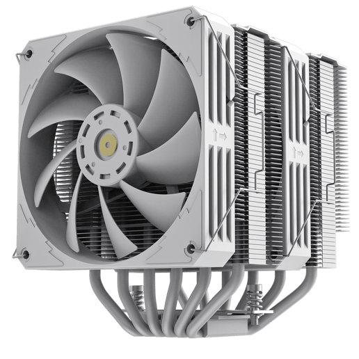 GameMax Rampage Twin600 Dual-Tower CPU Cooler in White