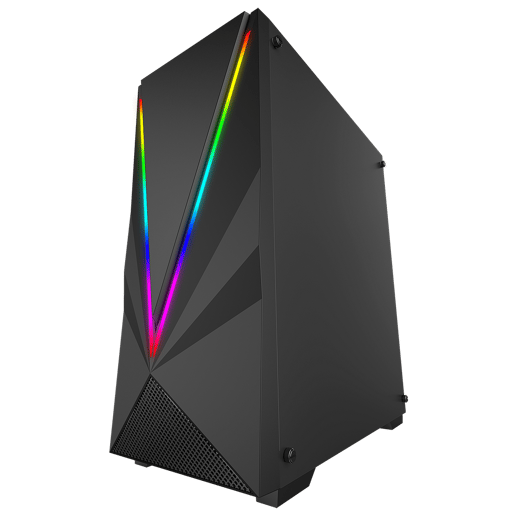 GameMax Venus Mid Tower Gaming Case - Black USB 3.0